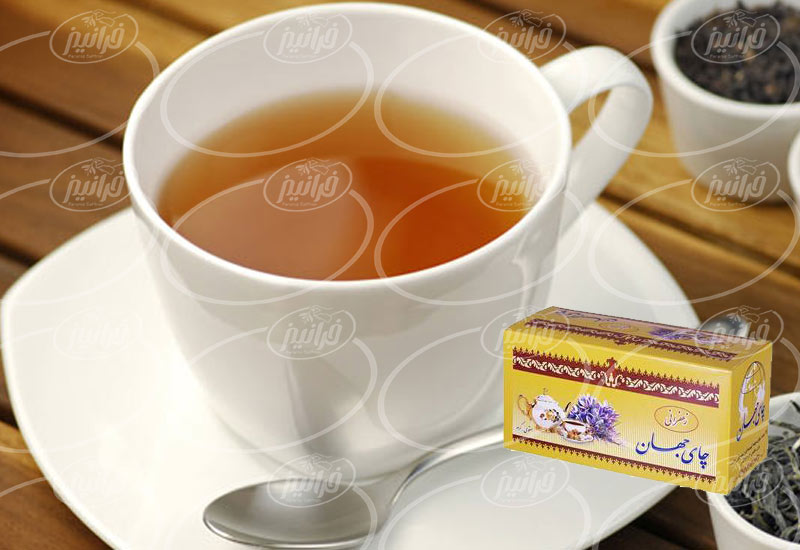 خریداری خوش طعم ترین چای جهان زعفران