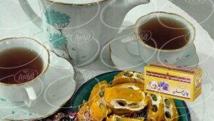 بسته بندی عالی چای زعفرانی جهان برای کادو