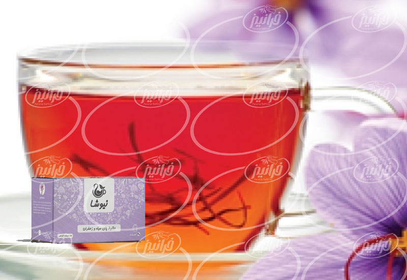 سفارش برترین دمنوش چای زعفران نیوشا برای کادو 